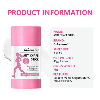 Lakerain Anti-friction Cream Stick Before Exercise to Prevent Muscle Friction Body Lubricant Anti-chafing Cream Stick by All Mart Bristol Ltd