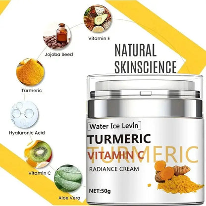 Turmeric Vitamin C Face cream Retinol Moisturizing Nourishing Firming Hyaluronic Lightening Repairing Smooth Skincare Creams by All Mart Bristol Ltd
