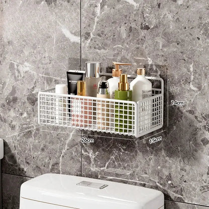 Kitchen Wall Mount Storage Rack Non Perforated Wall Mounted Storage Rack Wall Shelf Spice Rack Kitchen Rack Dish Rack Sink Rack by All Mart Bristol Ltd
