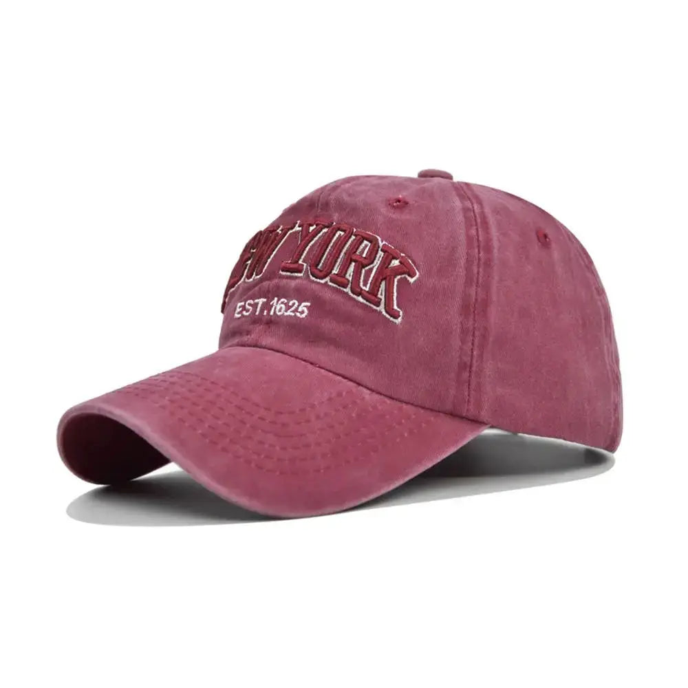 Fashion WASHED DENIM Baseball Cap Men Women Distressed Faded Caps Sunscreen Hats Adjustable Baseball Hats Outdoor Sports Hats by All Mart Bristol Ltd
