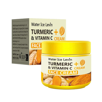 Turmeric Vitamin C Anti-Aging Cream Moisturizing Anti-Wrinkle Collagen Hyaluronic Acid Cream Skin Care Cosmetics 50g by All Mart Bristol Ltd