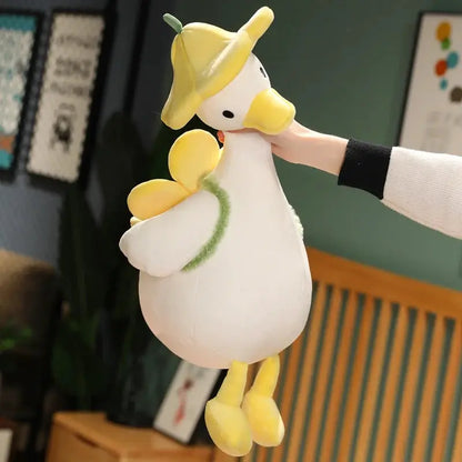 Lovely Duck Doll Flower Duck Plush Toy Stuffed Animal Plush Toy Best Gift Kawaii Plushie Toy Simulation Funny Doll by All Mart Bristol Ltd