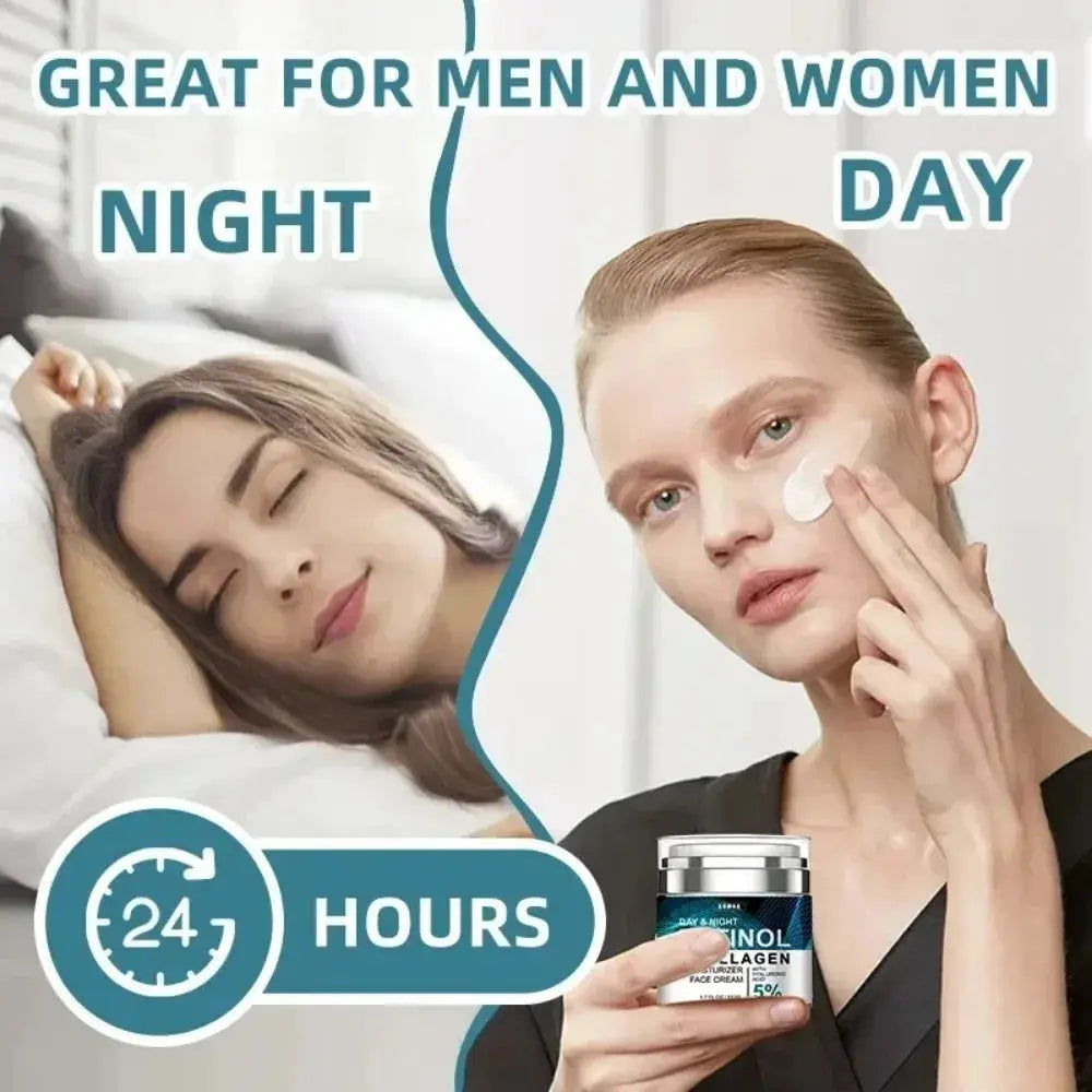 50ML Retinol Face Cream Moisturizing Firming Brightening skincare Collagen Hyaluronic Acid Creams Facial Skin Care Products by All Mart Bristol Ltd