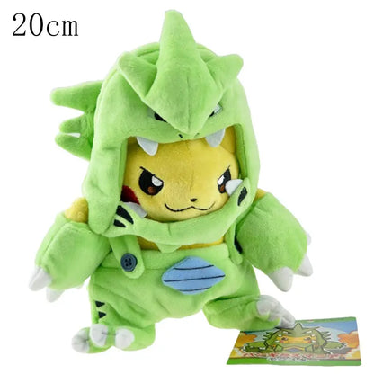 Cos Eevee Pikachu Cosplay Plush Toy Charizard Peluche Snorlax Garchomp Tyranitar Hydreigon Stuffed Animal Doll Plushies Toy Gift by All Mart Bristol Ltd