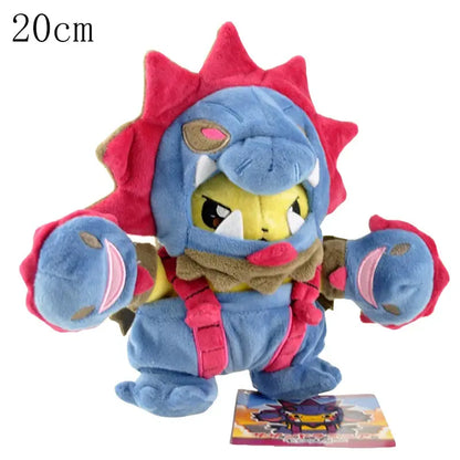 Cos Eevee Pikachu Cosplay Plush Toy Charizard Peluche Snorlax Garchomp Tyranitar Hydreigon Stuffed Animal Doll Plushies Toy Gift by All Mart Bristol Ltd
