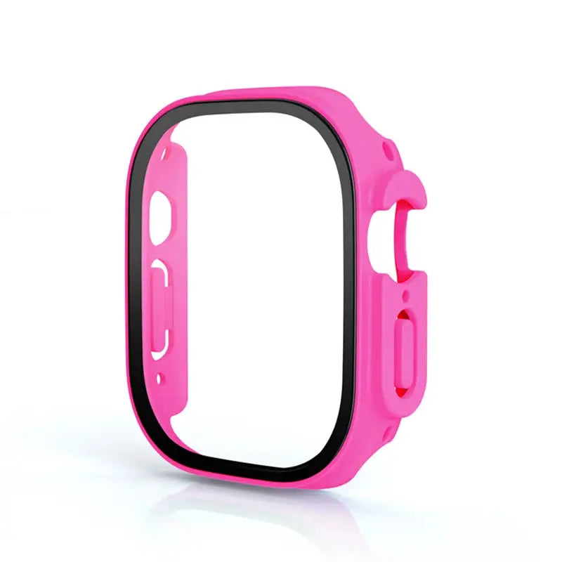 Glass+case For Apple Watch Ultra 49mm PC Bumper+Screen Protector Tempered luxury box Cover for apple watch ultra 2 Accessories by All Mart Bristol Ltd