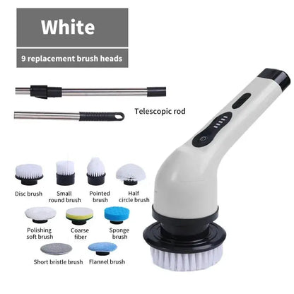 Wireless Electric Cleaning Brush Bathroom Window Kitchen Automotive Multifunctional Household Rotating Cleaning Machine by All Mart Bristol Ltd