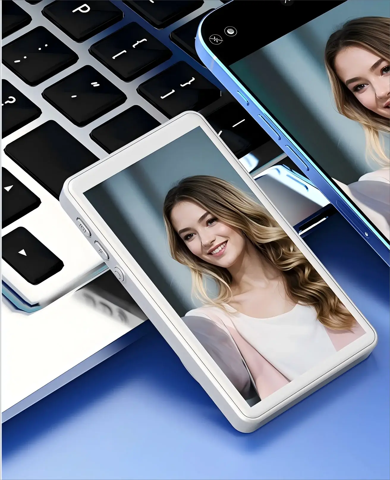 Magnetic Phone Monitor - Real-Time Selfie/Rear Cam - 4K Streaming Assistant - Wide Angle - Fits Most Phones by All Mart Bristol Ltd
