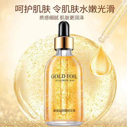 100ml 24k Gold Hyaluronic Acid Nicotinamide Face Serum Anti Aging Facial Lifting Collagen Essence Skin Care Whitening Serum by All Mart Bristol Ltd