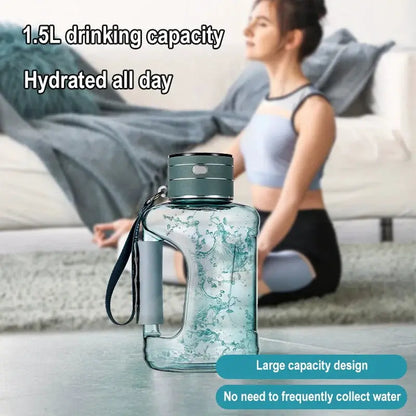 Hydrogen-Rich Water Container Portable Hydrogen Water Bottle Gym Sports Fitness Hydrogen-Rich Sports Bottle Water Kettle 1.5L by All Mart Bristol Ltd