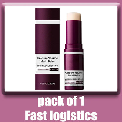 Calcium Volume Multi Balm Korean Skincare Stick,Face & Eye Cream,Collagen Deep Moisturizing Anti-Wrinkle,Suitable for Pre Makeup by All Mart Bristol Ltd