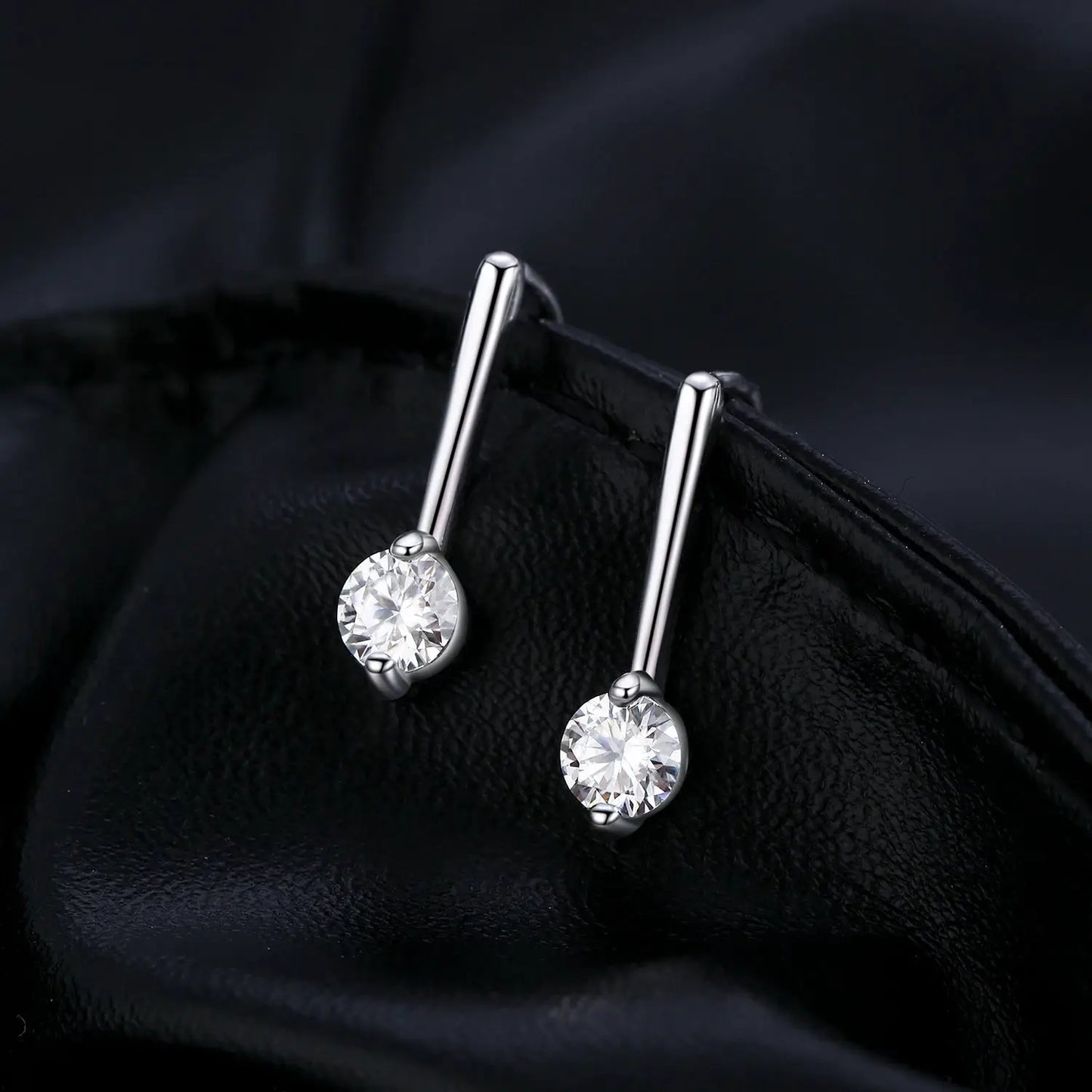 MODIAN Sparkling D Color Moissanite Drop Earrings 925 Sterling Silver Classic Geometric Dangle Earrings For Women Fine Jewelry by All Mart Bristol Ltd