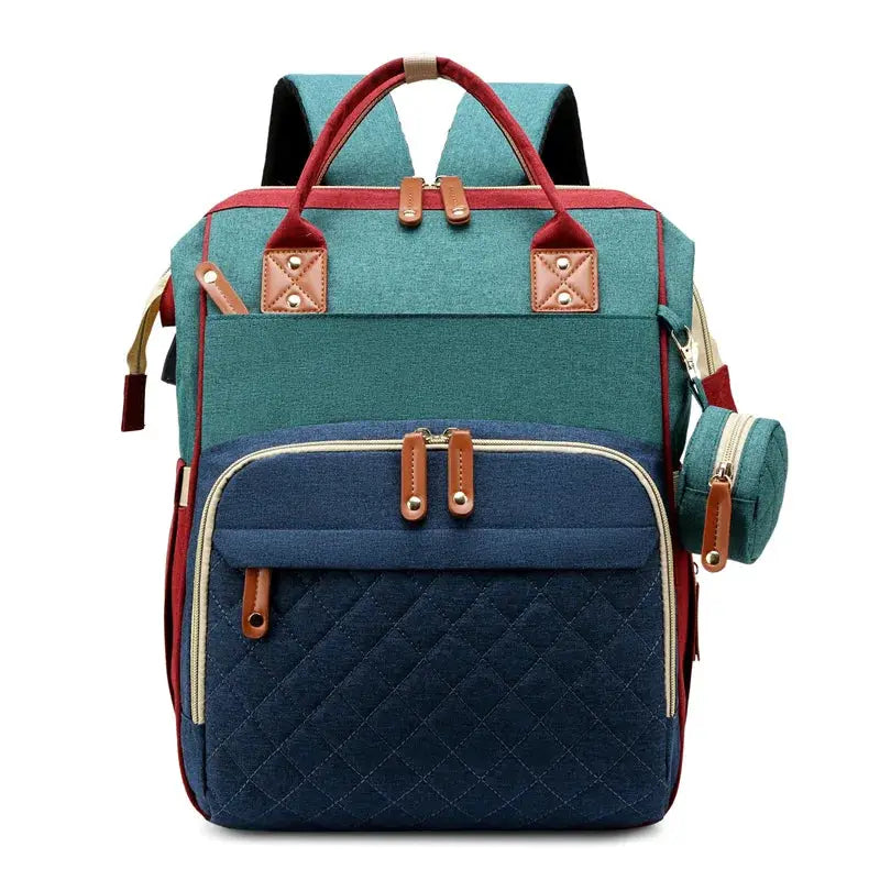 USB Mummy Bag Diaper Bag Backpack Waterproof Mommy Travel Nappy Bag For Baby Care Maternity Stroller Bag Colorful Large Capacity by All Mart Bristol Ltd