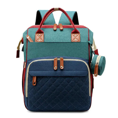USB Mummy Bag Diaper Bag Backpack Waterproof Mommy Travel Nappy Bag For Baby Care Maternity Stroller Bag Colorful Large Capacity by All Mart Bristol Ltd