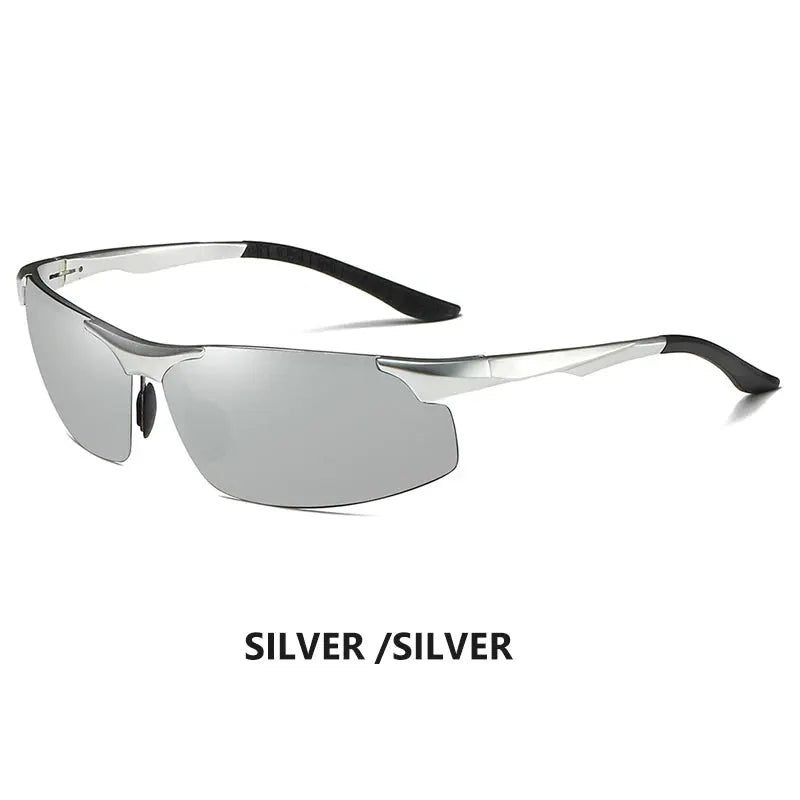 Aluminum Photochromic Polarized Sunglasses Man Driving Sun Glasses Male Outdoor Sport Eyewear Anti-UV oculos de sol masculino by All Mart Bristol Ltd