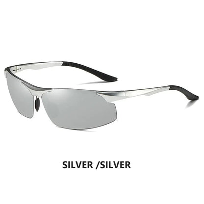Aluminum Photochromic Polarized Sunglasses Man Driving Sun Glasses Male Outdoor Sport Eyewear Anti-UV oculos de sol masculino by All Mart Bristol Ltd