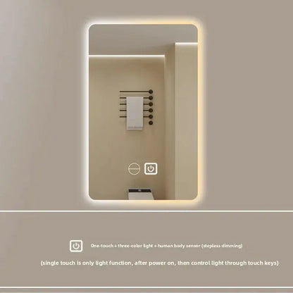 New Smart Mirror Wall Hanging LED High Definition Induction Anti-fog Bathroom Mirror Touch Screen 23.5 * 15.5 Inches Vanity by All Mart Bristol Ltd
