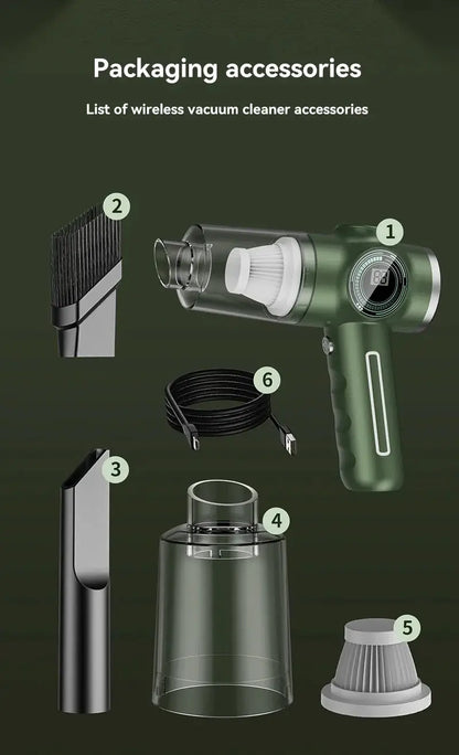 9800000pa Wireless Automobile Handheld Vacuum Cleaner Wet Dry Dual-use High Power Electric Appliance Cleaner Car Home New 2026 by All Mart Bristol Ltd