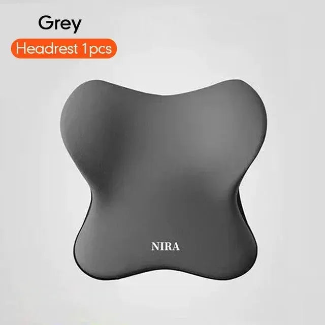 New Memory Foam Car Universal Headrest Lumbar Cushion Back Cushion Lumbar Pillow Car Comfort Neck Pillow Car General Accessories by All Mart Bristol Ltd