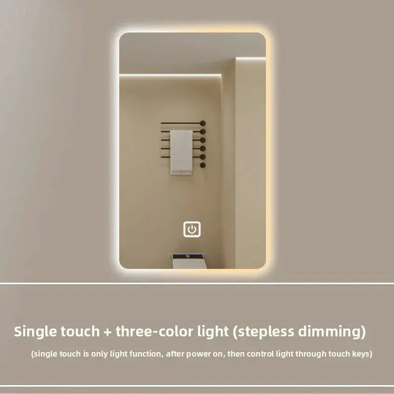 New Smart Mirror Wall Hanging LED High Definition Induction Anti-fog Bathroom Mirror Touch Screen 23.5 * 15.5 Inches Vanity by All Mart Bristol Ltd