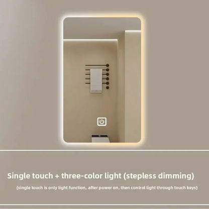 New Smart Mirror Wall Hanging LED High Definition Induction Anti-fog Bathroom Mirror Touch Screen 23.5 * 15.5 Inches Vanity by All Mart Bristol Ltd