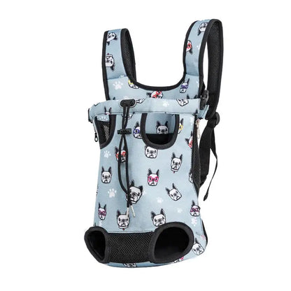 Adjustable Cat Carrier Bag Pet Double Shoulder Backpack Portable Bag Outdoor Travel Camping Hiking Cat Bag Dog Bag by All Mart Bristol Ltd