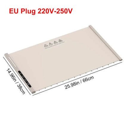 Foldable Silicone Electric Food Warming Tray for Dining Tables by All Mart Bristol Ltd