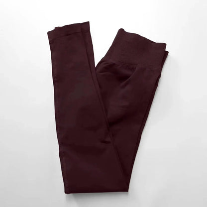 NCLAGEN Seamless Leggings Sports Women Gym Wear Clothes Outfit Yoga Pants Squat Proof Fitness Running Scrunch Bum Tights by All Mart Bristol Ltd