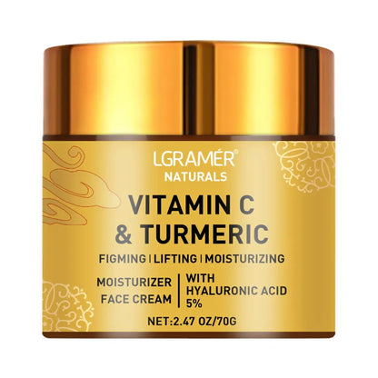 Turmeric Vitamin C Face cream Retinol Moisturizing Firming Hyaluronic Lightening Repairing Smooth Skincare Whitening Creams by All Mart Bristol Ltd
