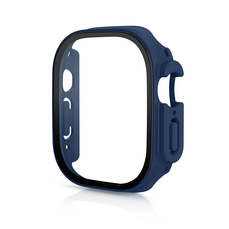 Glass+case For Apple Watch Ultra 49mm PC Bumper+Screen Protector Tempered luxury box Cover for apple watch ultra 2 Accessories by All Mart Bristol Ltd