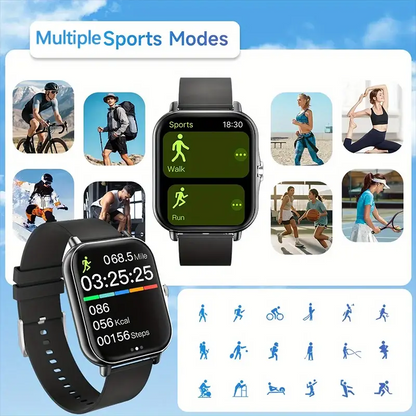 G.LWear New Women's Smart Watch Bluetooth Call Fitness Tracker Heart Rate Monitor Alarm Clock Outdoor Sports Men's Smartwatch by All Mart Bristol Ltd