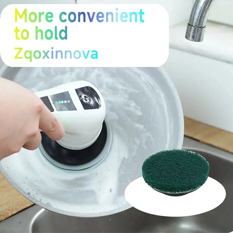 Household Cordless Spin Scrubber Kitchen Gadgets Hair Brushes Bathroom Broom Toilet Mops Electric Multipurpose Cleaning Brush by All Mart Bristol Ltd