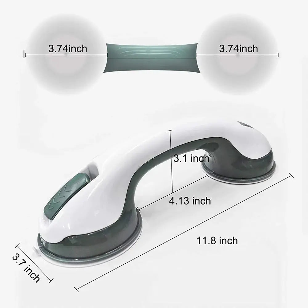 New Shower Handle Safety Helping Handle Anti Slip Support Toilet Bathroom Safe Grab Bar Vacuum Sucker Suction Cup Handrail by All Mart Bristol Ltd