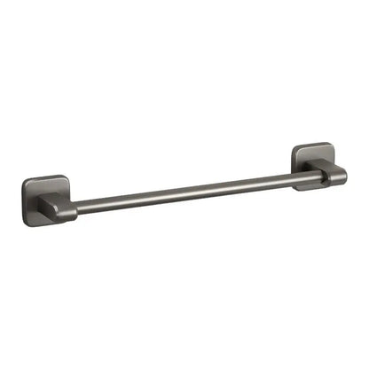 Bathroom Towel Holder Without Drilling Bathroom Black Towel Rack Towel Bar Self-Adhesive Bathroom Towel Rack Towel Rail by All Mart Bristol Ltd