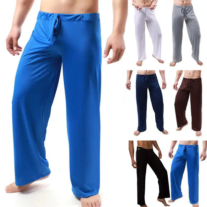 Men Sweatpants Trendy Soft Pajama Pants For Men Quick Dry Straight Full Length Men Gym Pants Men Clothing by All Mart Bristol Ltd