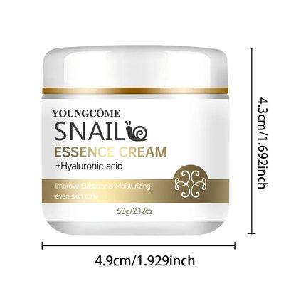 2pcs Snail essence cream with hyaluronic acid,Retinol Moisturizing Firming Lightening Repairing Smooth Skincare Whitening Creams by All Mart Bristol Ltd