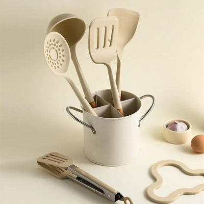 Silicone Kitchen Utensils Set by Cashymart