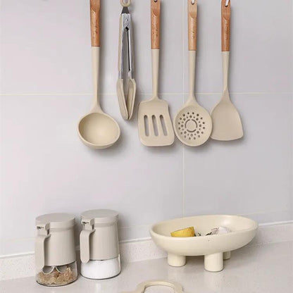 Silicone Kitchen Utensils Set by Cashymart