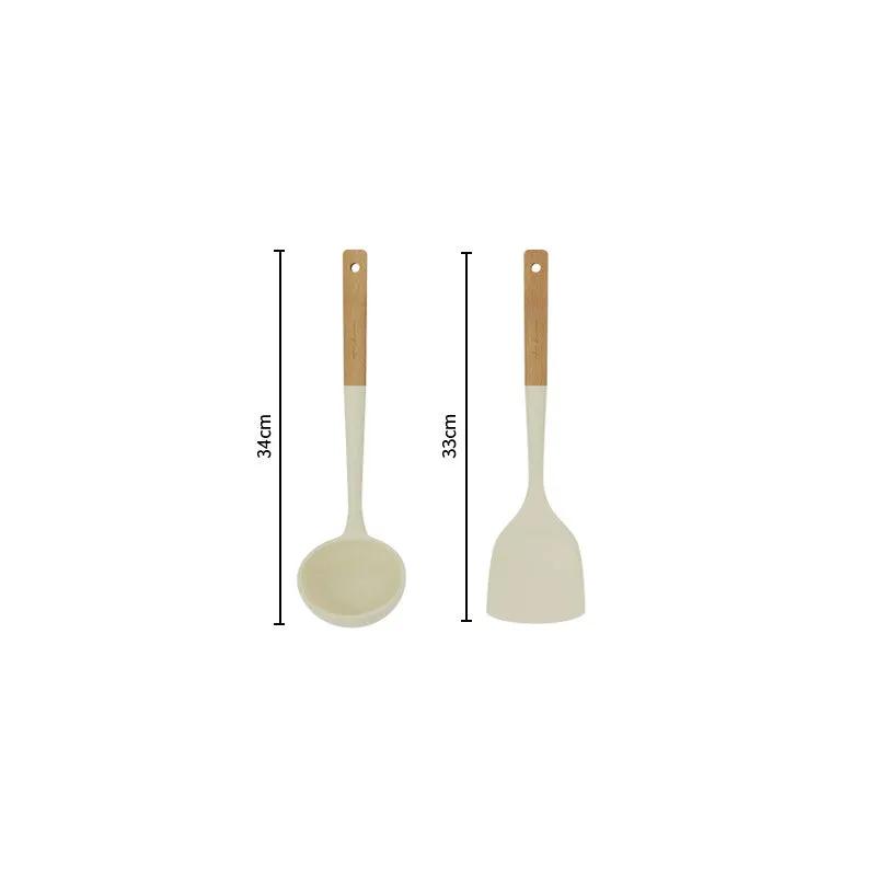 Silicone Kitchen Utensils Set by Cashymart