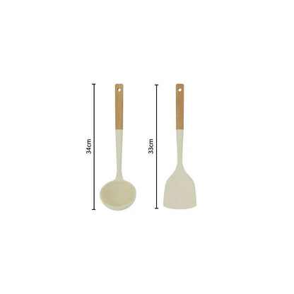 Silicone Kitchen Utensils Set by Cashymart