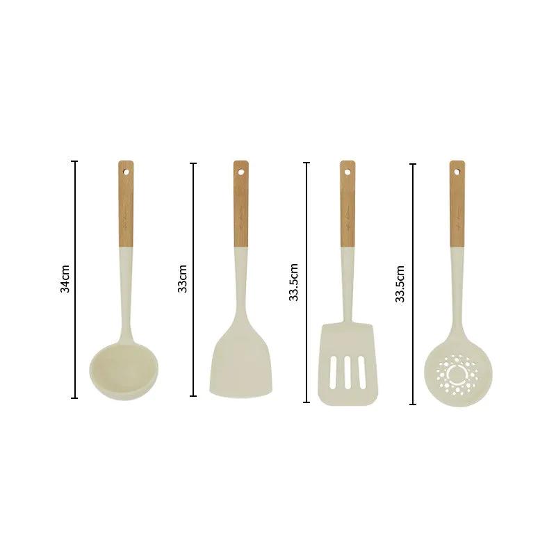 Silicone Kitchen Utensils Set by Cashymart