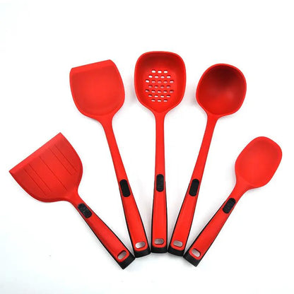 Silicone Kitchen Utensils Set by Cashymart