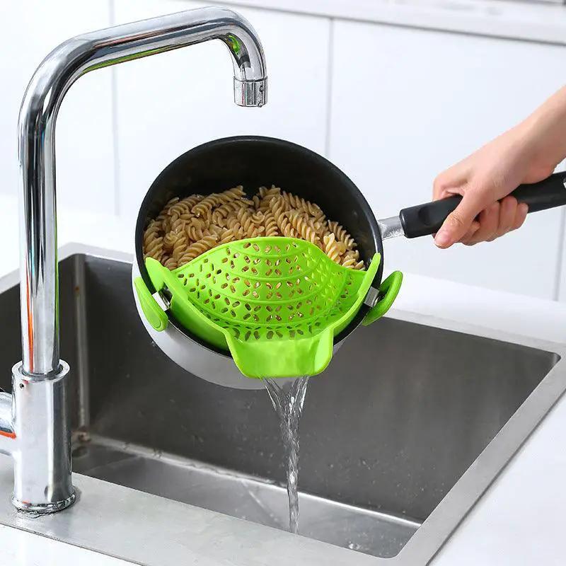 Silicone Pot Side Drain Stopper by Cashymart