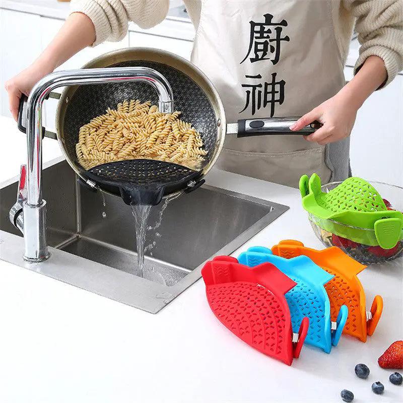 Silicone Pot Side Drain Stopper by Cashymart