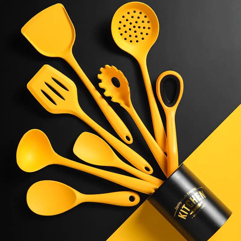 Silicone and Nylon Nonstick Kitchen Utensil Set by Cashymart