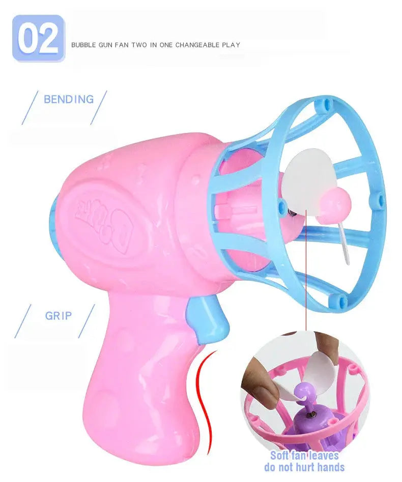 Soap Bubbles Bubble Gun Blowing Machine For Kids Play by Cashymart