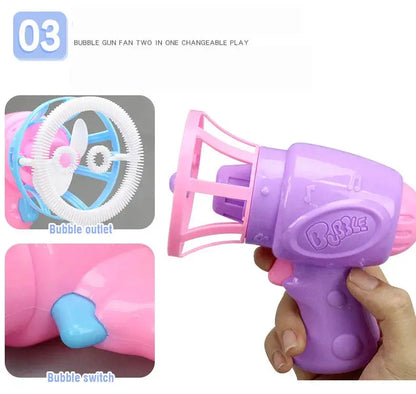 Soap Bubbles Bubble Gun Blowing Machine For Kids Play by Cashymart