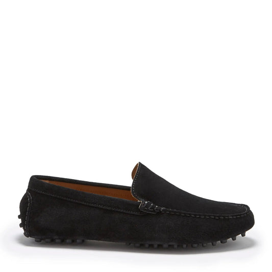 Driving Loafers, black suede by Hugs & Co.