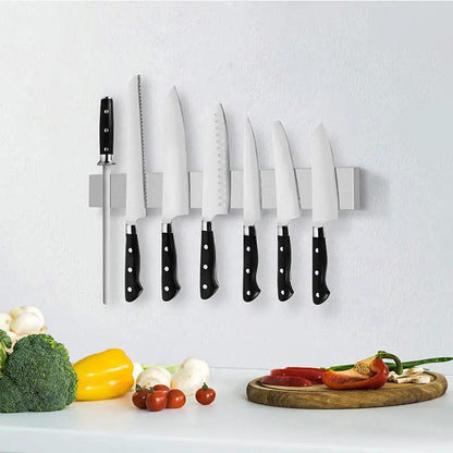 Stainless Steel Knife Organizer Rack for a Tidy Kitchen by Cashymart
