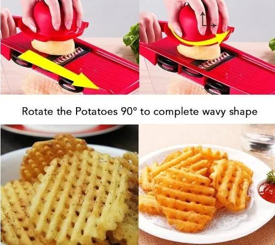 Stainless Steel Vegetable Slicer by Yellow Pandora